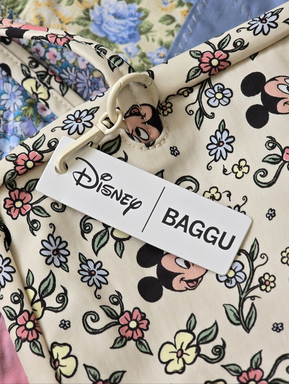 *NWT* BAGGU X DISNEY Storybook Florals Bowler Bag - Picture 6 of 9